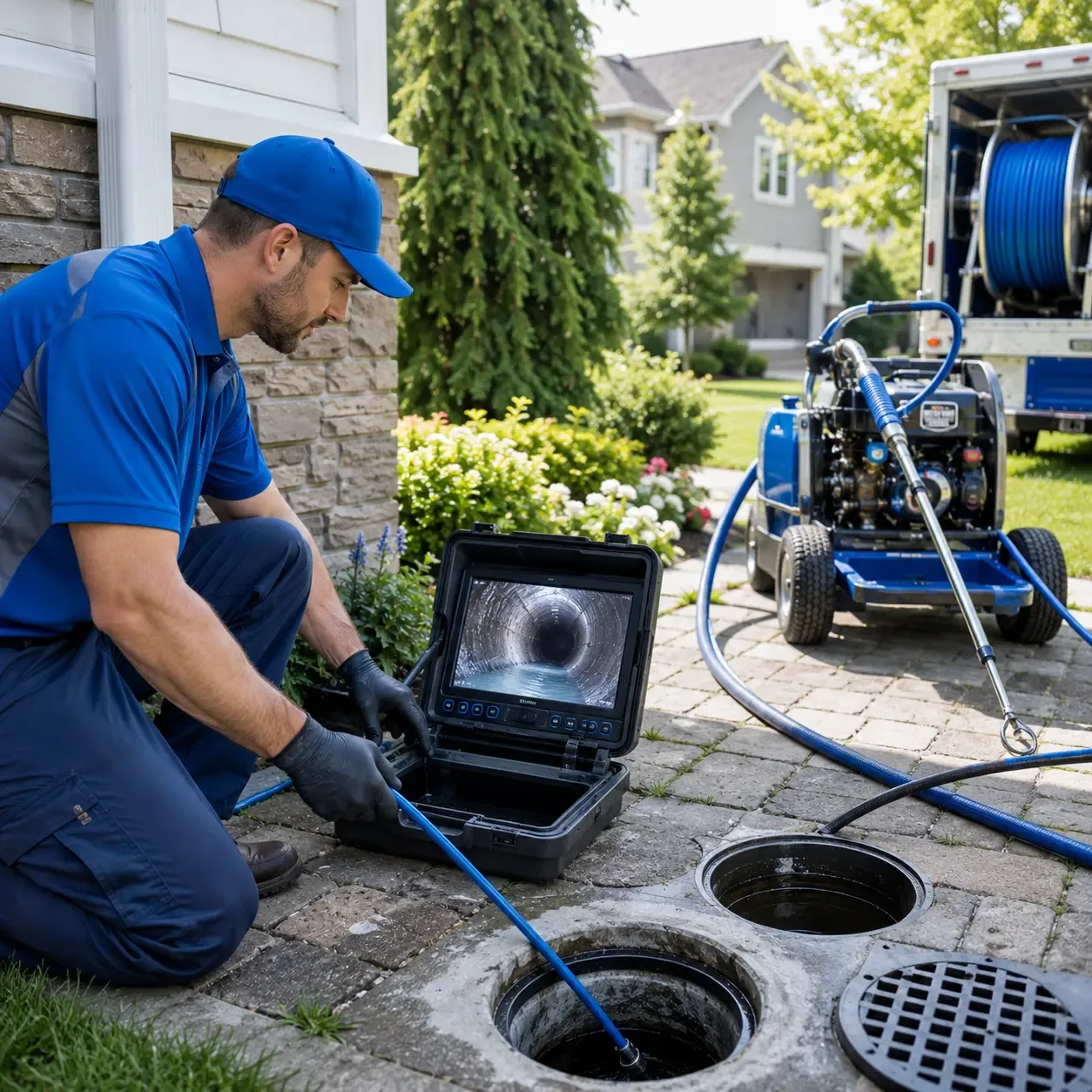 Outdoor drain cleaning professionals serving Harrisburg, IL