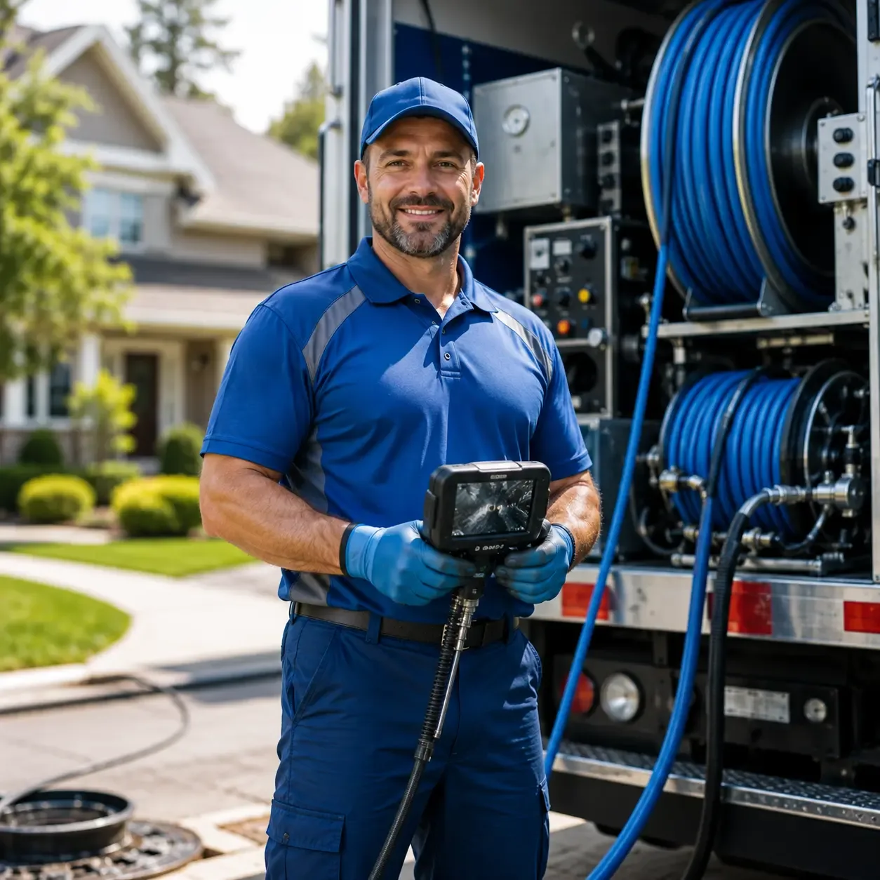 Local outdoor drain cleaning specialists in Harrisburg, IL